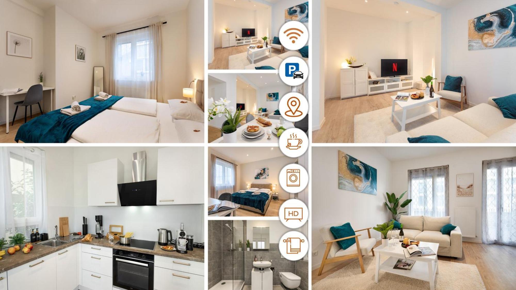 Rosenberg-Suites - Zentral, Stellplatz, Grosse Terasse, Business & Privat Хейльбронн Экстерьер фото